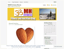 Tablet Screenshot of mhfitness.wordpress.com