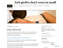 Tablet Screenshot of buttgirdles.wordpress.com