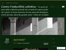 Tablet Screenshot of controimbecillitacollettiva.wordpress.com