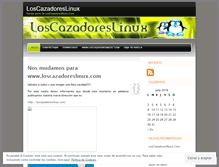 Tablet Screenshot of loscazadoreslinux.wordpress.com