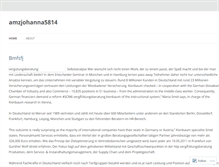 Tablet Screenshot of amzjohanna5814.wordpress.com