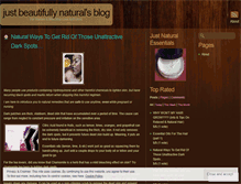 Tablet Screenshot of justnaturalessentials.wordpress.com