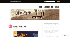 Desktop Screenshot of bonvoyagebonvoyage.wordpress.com