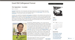 Desktop Screenshot of collingwood1953.wordpress.com