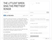 Tablet Screenshot of littlebirdssing.wordpress.com