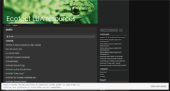 Desktop Screenshot of ecotectlua.wordpress.com