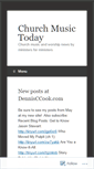 Mobile Screenshot of churchmusictoday.wordpress.com