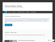 Tablet Screenshot of churchmusictoday.wordpress.com