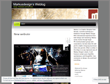 Tablet Screenshot of markusdesign.wordpress.com