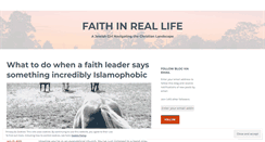 Desktop Screenshot of faithinreallife.wordpress.com