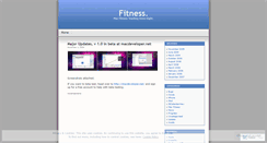 Desktop Screenshot of fitnessapp.wordpress.com