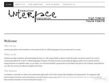 Tablet Screenshot of interfacetranslation.wordpress.com