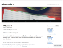 Tablet Screenshot of missanasland.wordpress.com