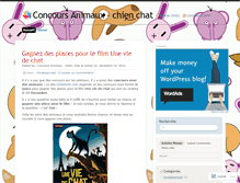 Tablet Screenshot of concoursanimaux.wordpress.com