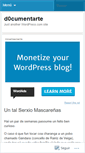 Mobile Screenshot of d0cumentarte.wordpress.com