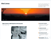 Tablet Screenshot of aledjones.wordpress.com