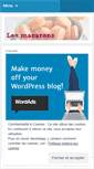 Mobile Screenshot of lesmacarons.wordpress.com