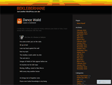 Tablet Screenshot of bekleberhane.wordpress.com