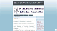 Desktop Screenshot of builderscleaning.wordpress.com