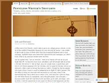 Tablet Screenshot of apennylesswritersthoughts.wordpress.com