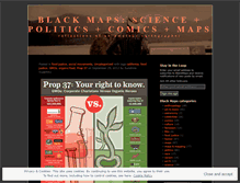 Tablet Screenshot of blackmaps.wordpress.com