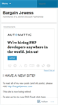 Mobile Screenshot of bargainjewess.wordpress.com