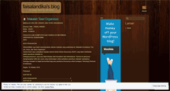 Desktop Screenshot of faisalandika.wordpress.com
