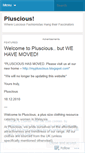 Mobile Screenshot of pluscious.wordpress.com