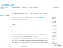 Tablet Screenshot of pluscious.wordpress.com