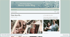 Desktop Screenshot of littlemerryfellows.wordpress.com