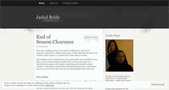 Desktop Screenshot of jadedbride.wordpress.com