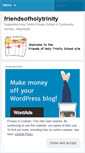 Mobile Screenshot of friendsofholytrinity.wordpress.com