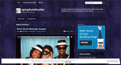 Desktop Screenshot of epicphotobooths.wordpress.com