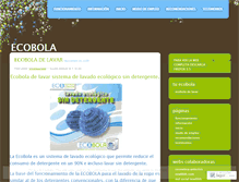 Tablet Screenshot of ecoboladelavar.wordpress.com