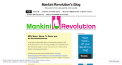 Desktop Screenshot of mankinirevolution.wordpress.com