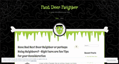 Desktop Screenshot of nextdoorneighborquiltpattern.wordpress.com