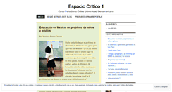 Desktop Screenshot of espaciocritico1.wordpress.com