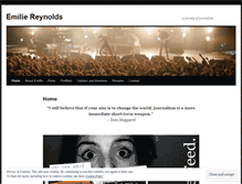 Tablet Screenshot of emiliereynolds.wordpress.com
