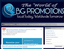 Tablet Screenshot of bgpromo.wordpress.com