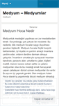 Mobile Screenshot of medyumtr.wordpress.com