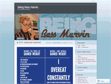 Tablet Screenshot of beingbessmarvin.wordpress.com