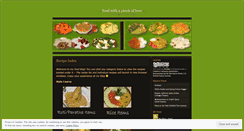 Desktop Screenshot of foodwithapinchoflove.wordpress.com