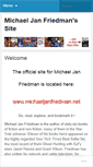 Mobile Screenshot of michaeljanfriedman.wordpress.com