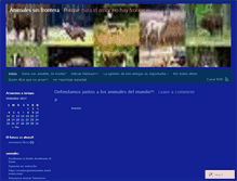 Tablet Screenshot of animalessinfrontera.wordpress.com