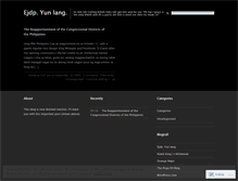 Tablet Screenshot of ejdp.wordpress.com