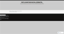 Desktop Screenshot of nikmatnya.wordpress.com