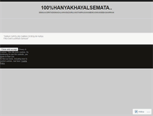 Tablet Screenshot of nikmatnya.wordpress.com