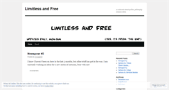 Desktop Screenshot of limitlessandfree.wordpress.com