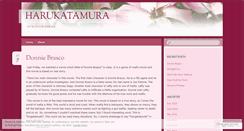 Desktop Screenshot of harukatamura.wordpress.com