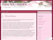 Tablet Screenshot of harukatamura.wordpress.com